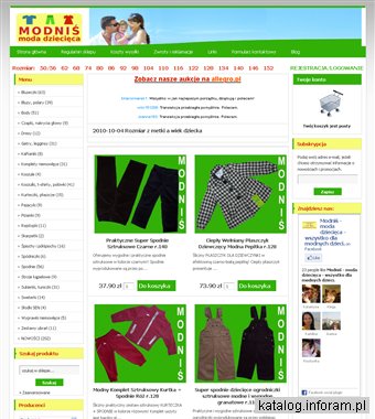 Modniś - ubranka dla dzieci, ubranka, odzież dziecięca, moda dziecięca