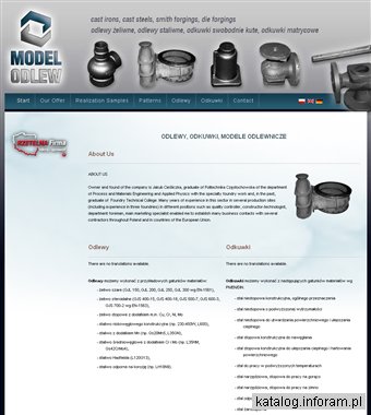 Odlewy - odkuwki - modele odlewnicze