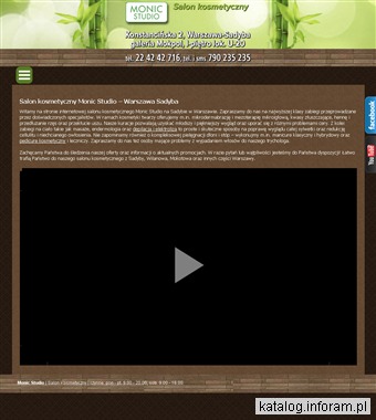 MONIC STUDIO depilacja pastą cukrową Sadyba