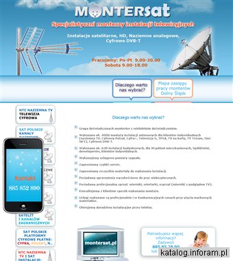 Montaż anten satelitarnych Wrocław, instalacje anteny satelitarnej Wrocław, Montersat.pl