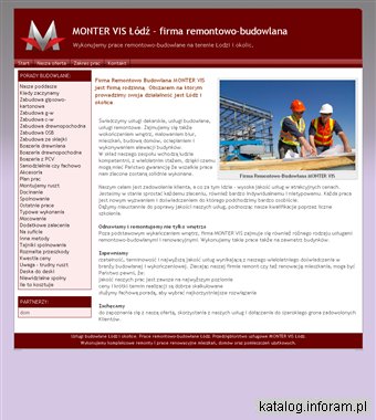 Usługi budowlane Łódź - MONTER VIS