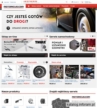 Sklep internetowy z oponami