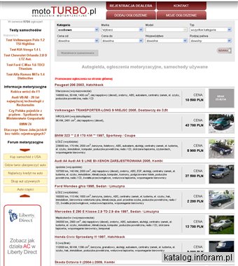 Ogłoszenia samochodowe