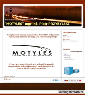 MOTYLES projekty dróg Włocławek
