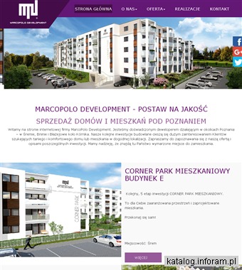 MARCOPOLO DEVELOPMENT mieszkanie okolice Poznania