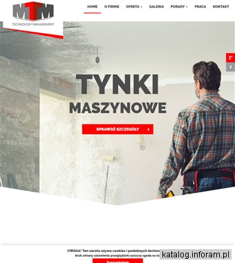 Tynki gipsowe maszynowe