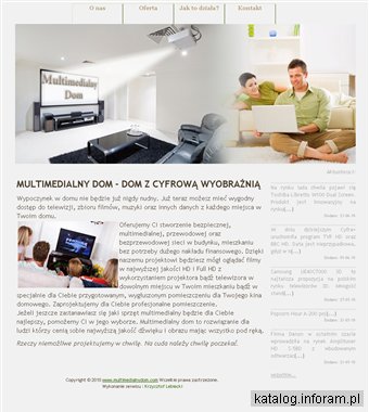 Multimedialny dom - dom z wyobraźnią