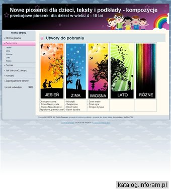Piosenki dla dzieci teksty