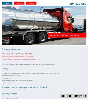 Mycie i parowanie cystern Lublin