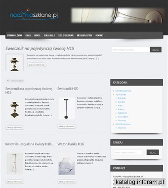 NaczyniaSzklane.pl - wazony, świeczniki, naczynia szklane