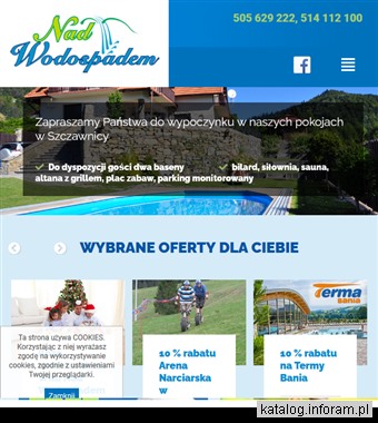 Pieniny noclegi z basenem - nadwodospadem.info