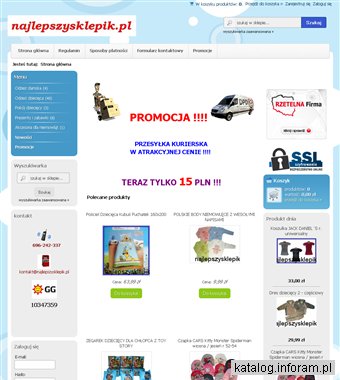 Ubranka dla dzieci - najlepszysklepik.pl