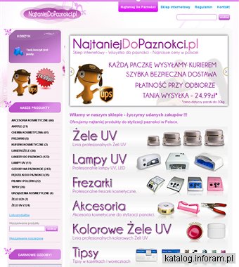 NajtaniejDoPaznokci.pl - wszystko do paznokci