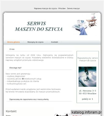 Naprawa maszyn do szycia Wrocław