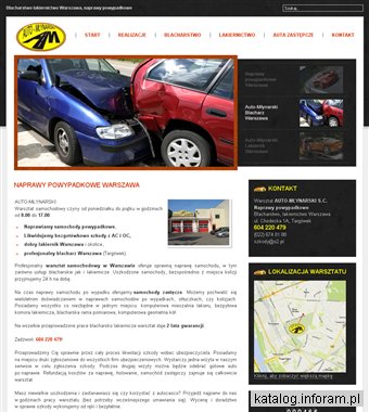 Naprawy powypadkowe w warsztacie samochodowym w Warszawie