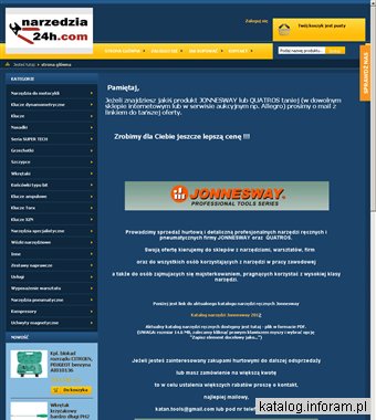 Narzedzia24h.com – narzędzia Quatros i Jonnesway