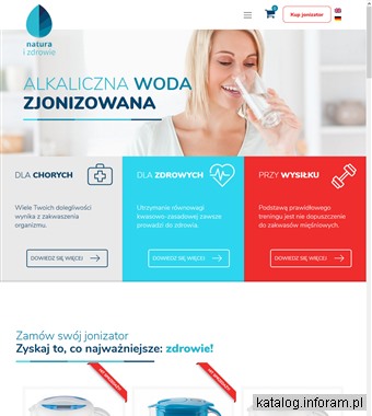 Woda jonizowana - Natura i Zdrowie