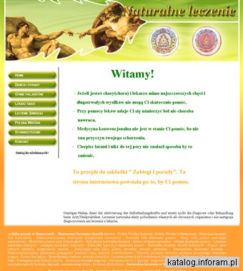Naturalne leczenie chorób stawów, korzonków, głowy, pleców, nerwice, depresje