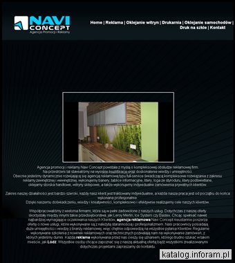 Reklama z Navi-Concept Łódź