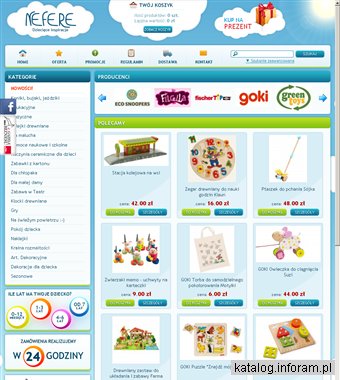 Sklep z zabawkami Nefere.pl