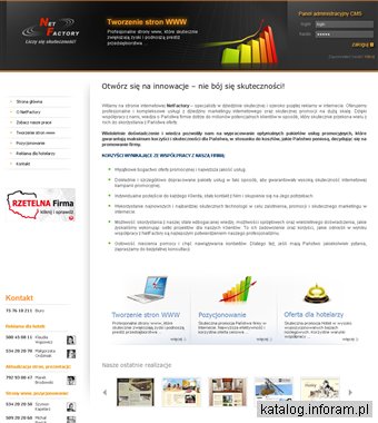Strony internetowe dla firm - Net Factory