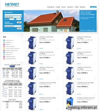 Netmet- katalog wyrobów stalowych