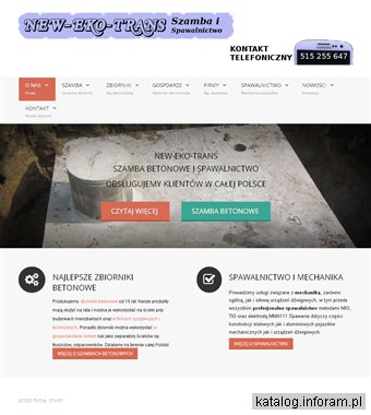 Szamba betonowe i spawalinictwo New-Eko-Trans