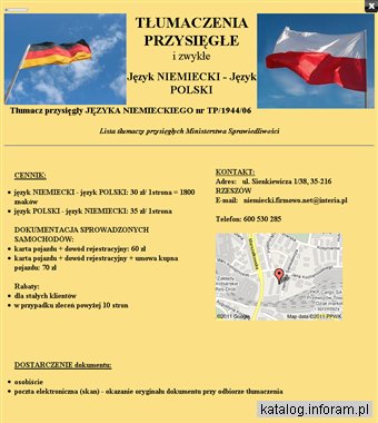 Tłumaczenia przysięgłe - język niemiecki