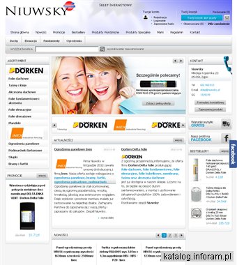 Niuwsky - ogrodzenia, bramy, folie dachowe