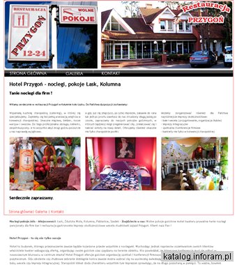 Hotel Przygoń - noclegi, catering