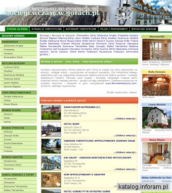 Noclegi i Wczasy w Górach