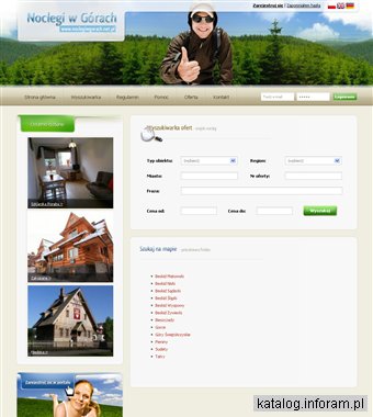 Zakopane noclegi, Bieszczady noclegi, Karpacz