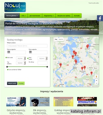 Mazury noclegi - www.nocujnamazurach.pl