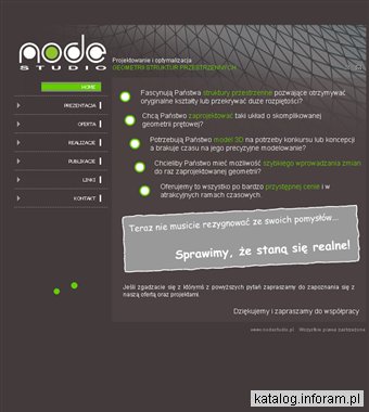 Nodestudio - projektowanie i optymalizacja struktur przestrzennych