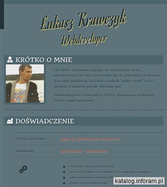 Łukasz Krawczyk - tworzenie stron www