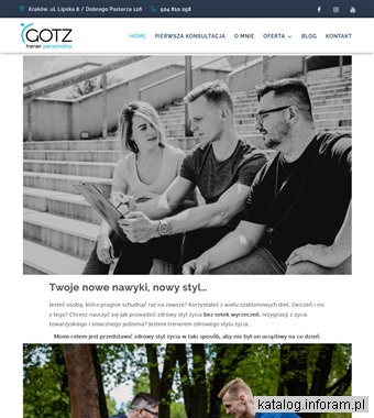 Norbert Gotz - Trener personalny Kraków - Online