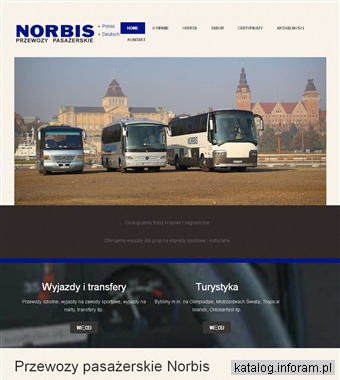 NORBIS wynajem autobusów Szczecin