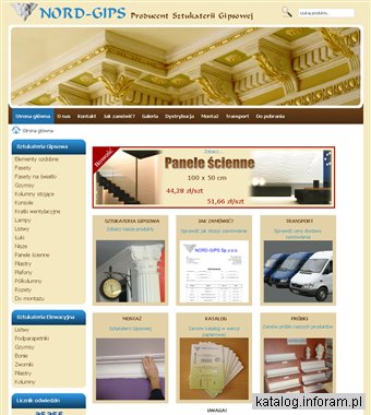 Nord-Gips Producent Sztukaterii Gipsowej