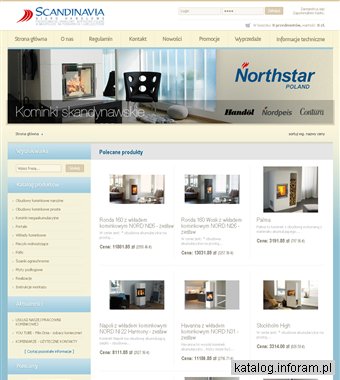 Nordpeis kominki norweskie