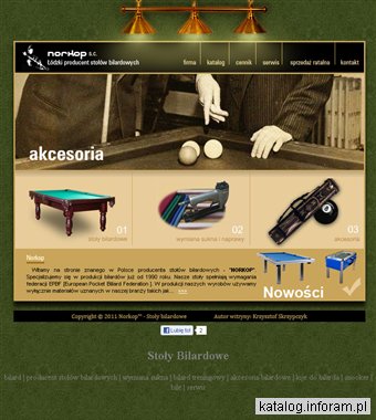 Stoły bilardowe Norkop