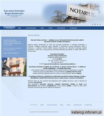 Dembowska B. Kancelaria notarialna Kraków