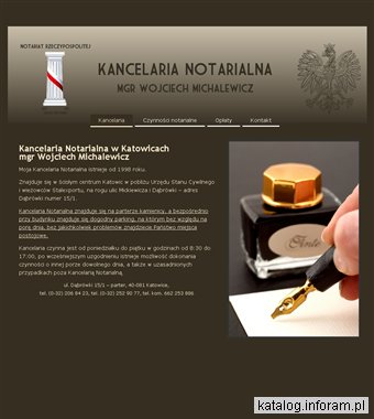 Michalewicz Wojciech, mgr. Kancelaria notarialna kancelaria notarialna Katowice