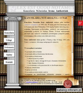 ANTKOWIAK IRENA kancelaria notarialna Poznań