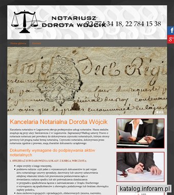 DOROTA WÓJCIK notariusz Legionowo okolice