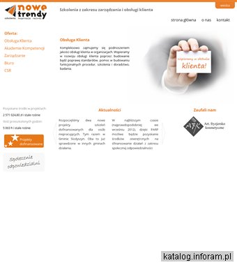 Szkolenia obsługa klienta