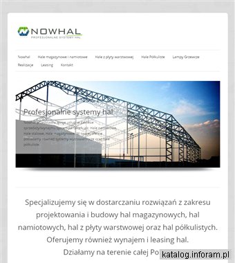 Nowhal.pl - Producent hal stalowych, Szczecin