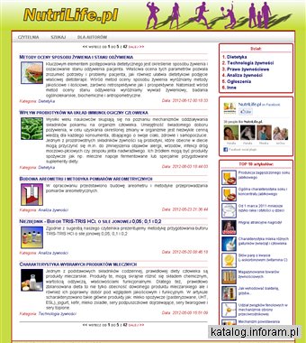 NutriLife.pl - dietetyka, technologia żywności