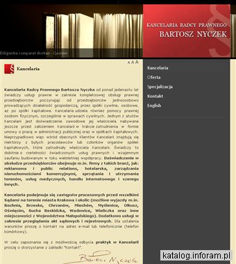 Kancelaria radcy prawnego - Batrosz Nyczek