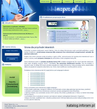 NZPOZ.pl - Projekty stron www dla przychodni
