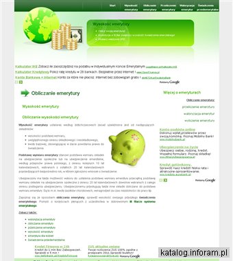 System obliczania emerytur